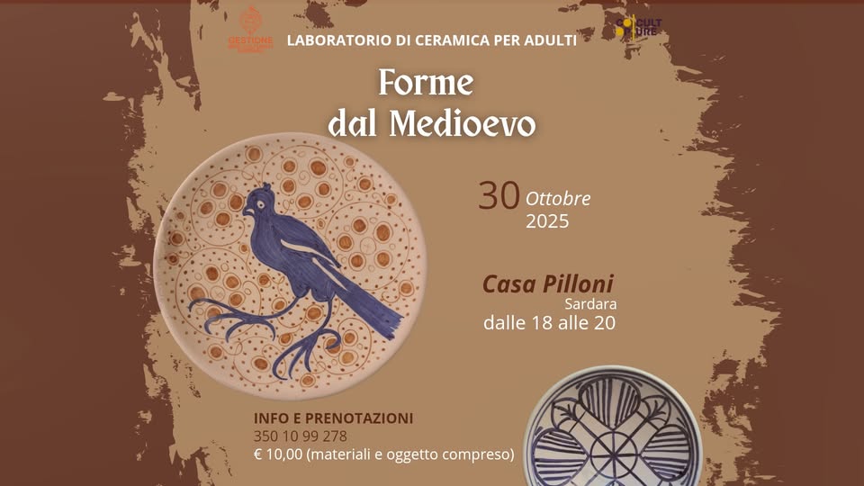 Visualizza la notizia: Laboratorio di ceramica "Forme dal Medioevo"